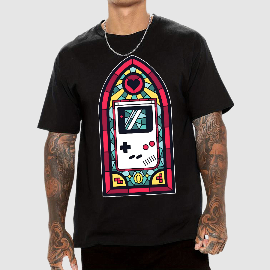 8bit Stained Glass  T-Shirt