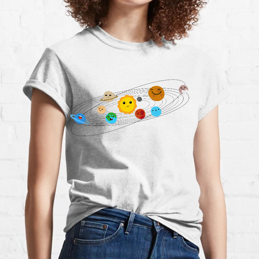 Solar System Nerdy T-Shirt