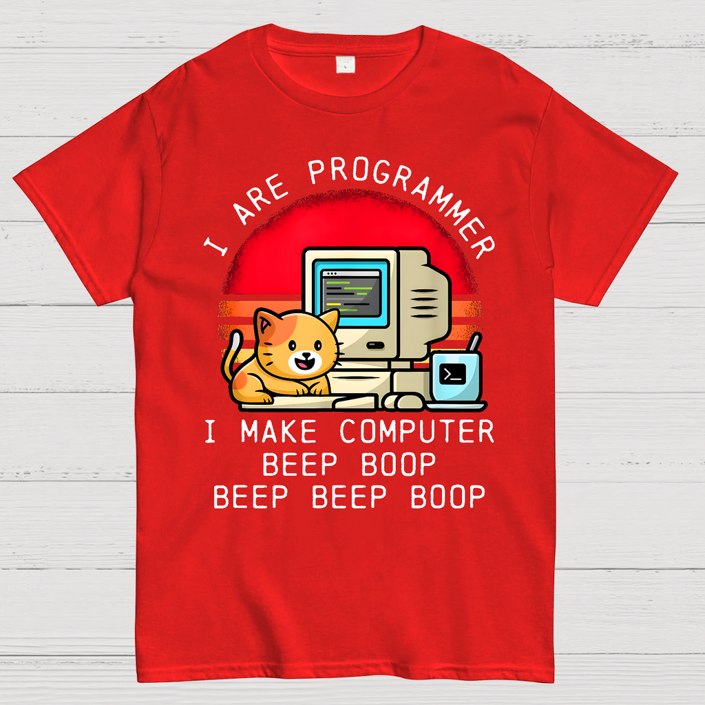 I Are Programmer Funny Cat  T-Shirt