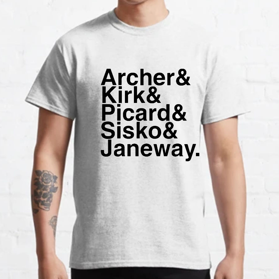 Star Trek Captains T-Shirt