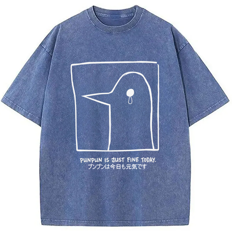 bbb Oyasumi Punpun Washed T-Shirt