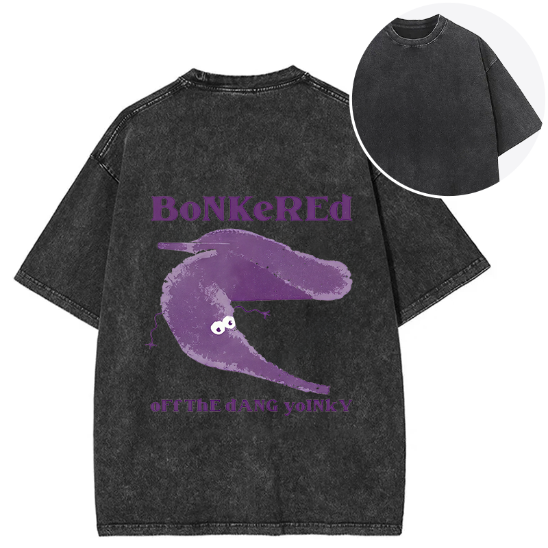 bbb Bonkered of The Dang Yoinky Back Washed T-Shirt