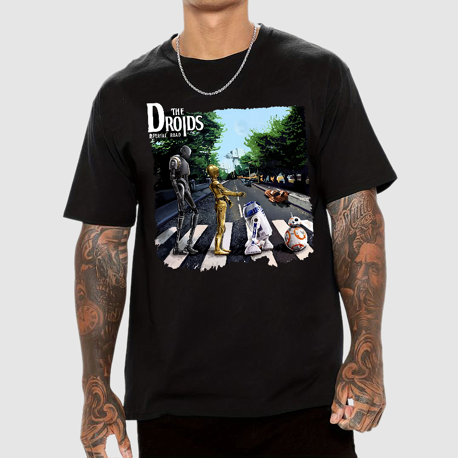 Droids Abbey Road  T-Shirt