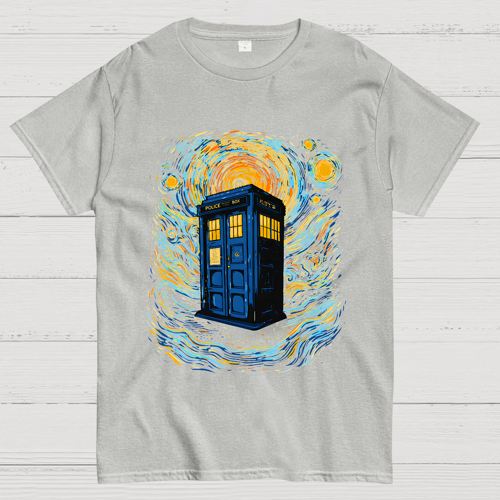 Starry Sky Phone Booth  T-Shirt