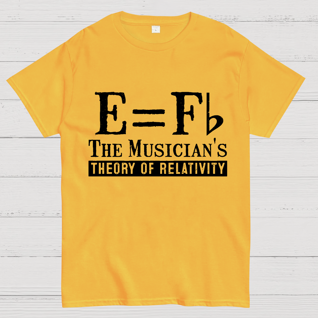 E Equals F Flat Theory of Relativity  T-Shirt