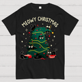 Meowy Christmas Funny Cats  T-Shirt