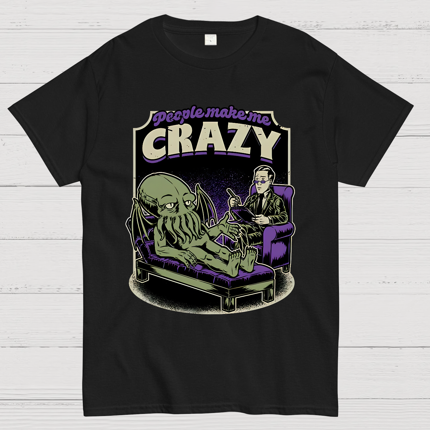 Lovecraft Cthulhu Therapy  T-Shirt