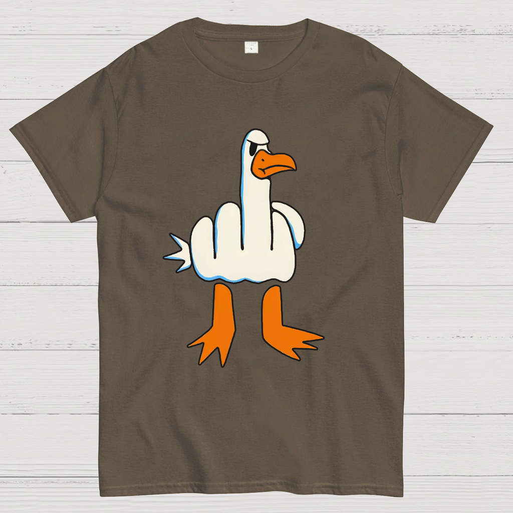 Rude Seagull Design Funny y T-Shirt
