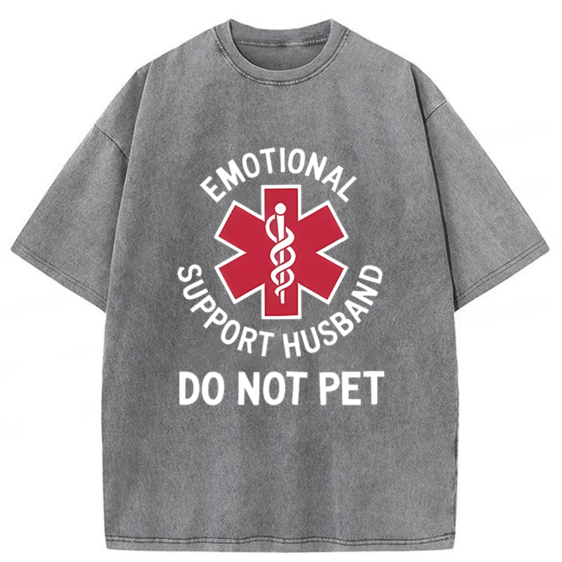 bbb Husband Funny Washed T-shirt