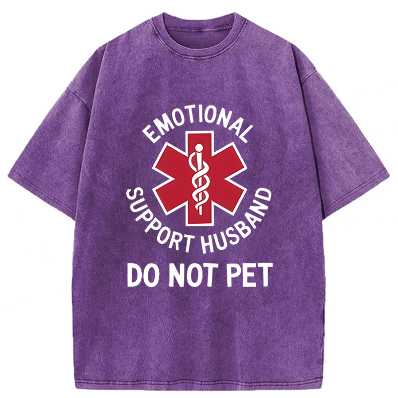 bbb Husband Funny Washed T-shirt