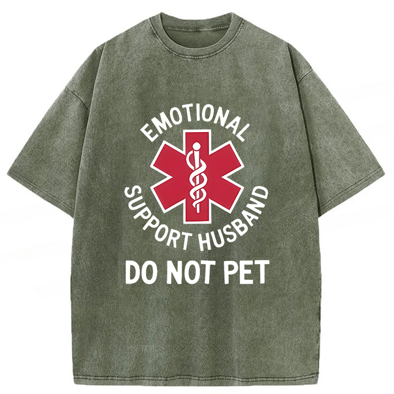 bbb Husband Funny Washed T-shirt