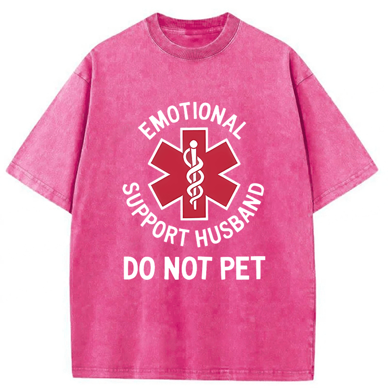 bbb Husband Funny Washed T-shirt