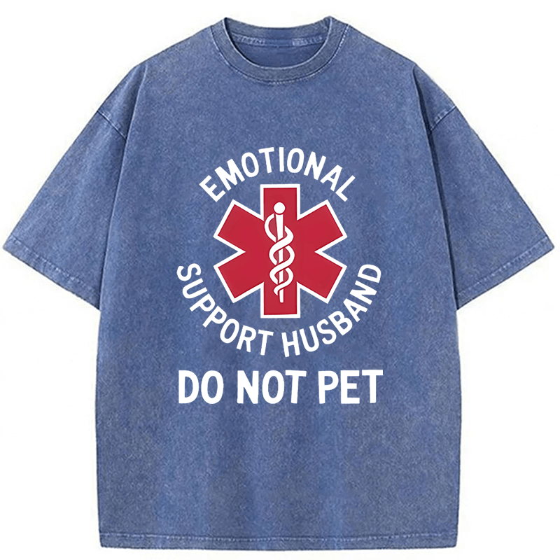 bbb Husband Funny Washed T-shirt