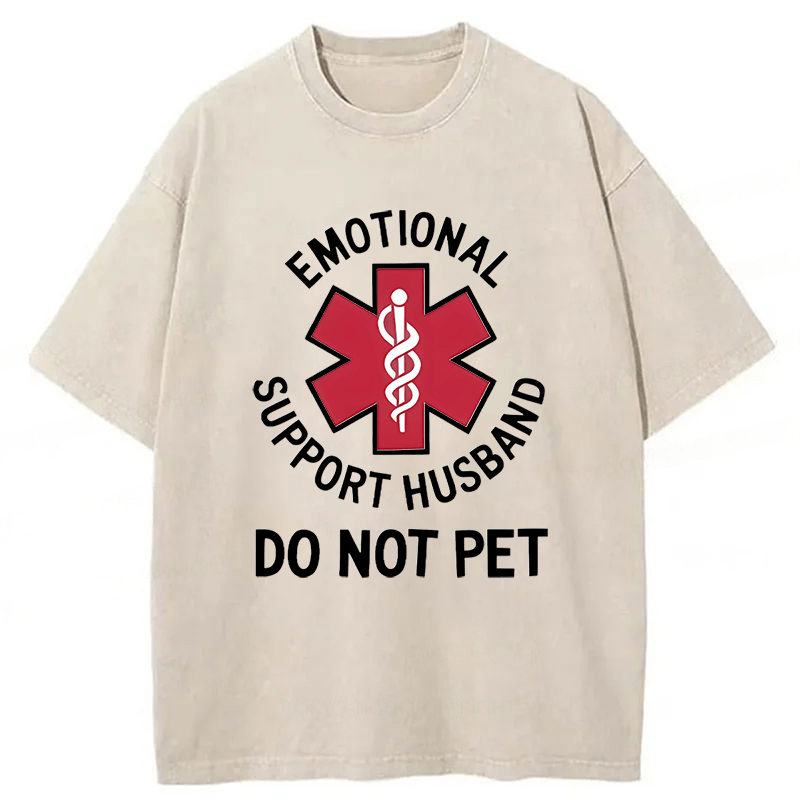 bbb Husband Funny Washed T-shirt