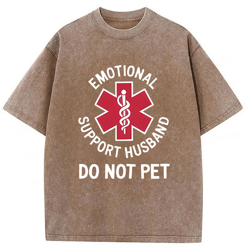 bbb Husband Funny Washed T-shirt