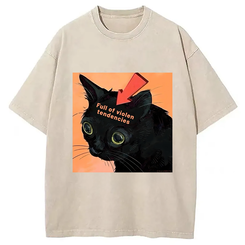 bbb Full of Violen Tendencies Washed T-Shirt