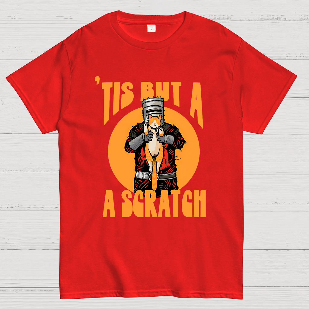 Tis But A Scratch The Black Knight Vs Cat Knight & Kitten  T-Shirt