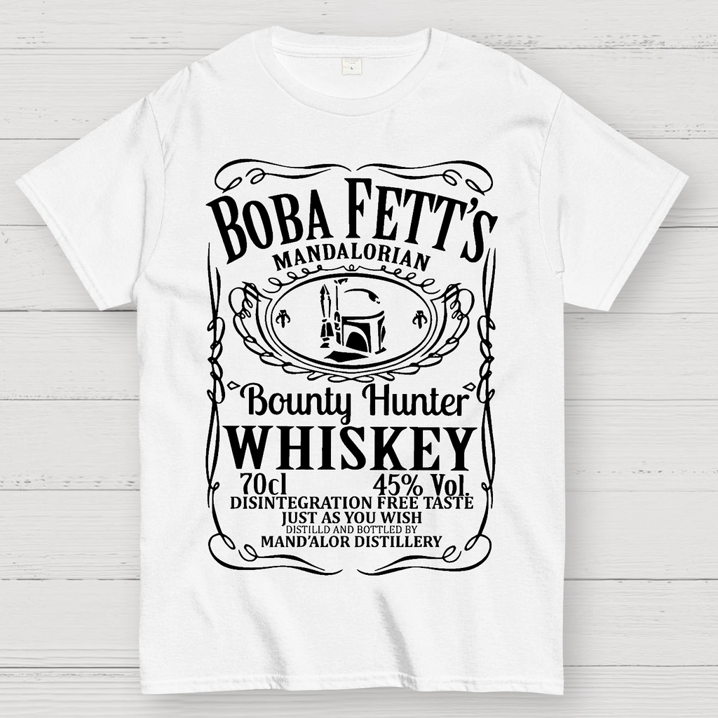Mandalorian Bounty Hunter Whiskey  T-Shirt