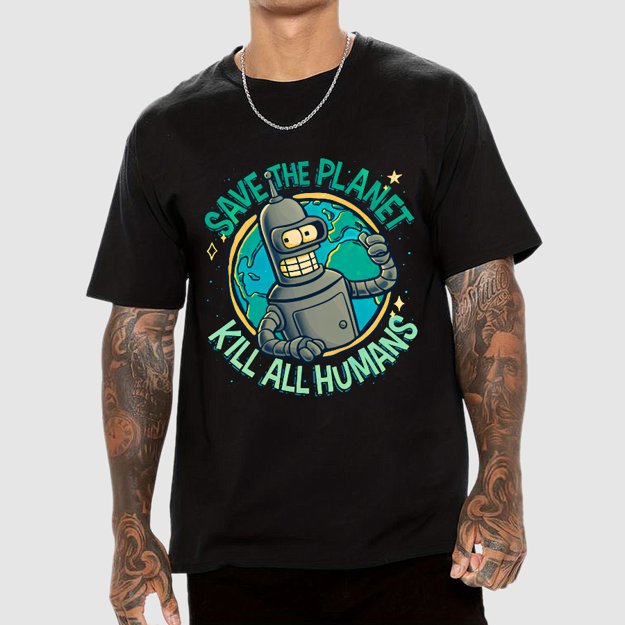 Save The Planet Kill All Humans  T-Shirt