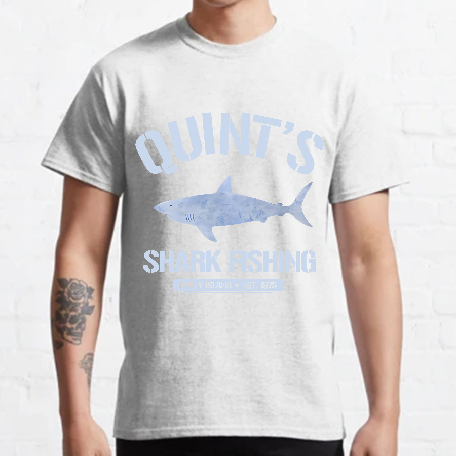 Quint's Shark Fishing Jaws Retro y T-Shirt