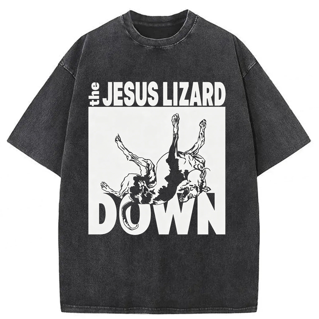 bbb Jesus Lizard Down Washed T-shirt
