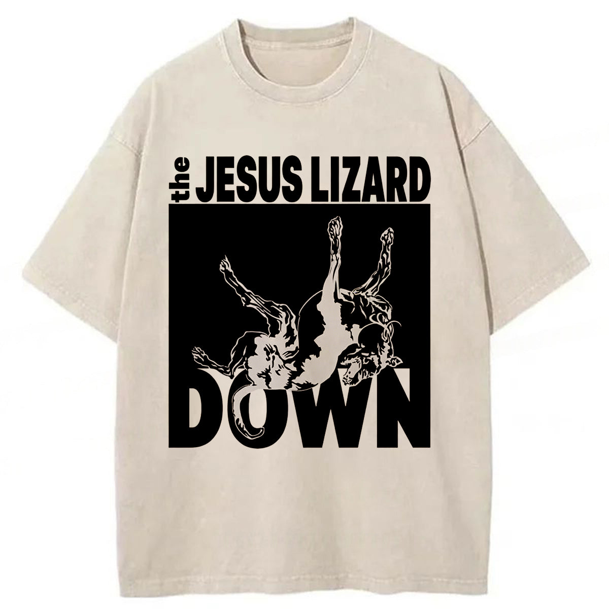 bbb Jesus Lizard Down Washed T-shirt