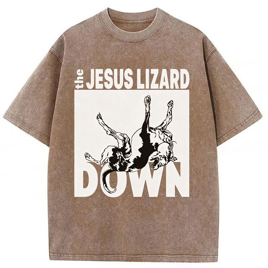 bbb Jesus Lizard Down Washed T-shirt