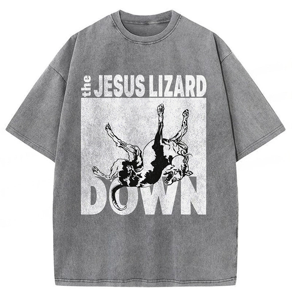 bbb Jesus Lizard Down Washed T-shirt