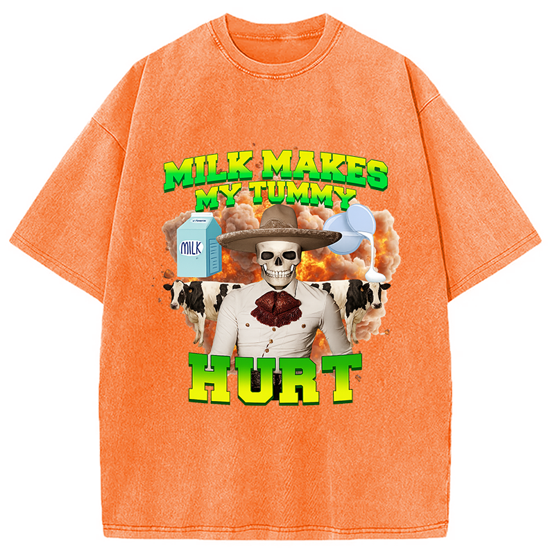 bbb Lactose Intolerance Meme Washed T-Shirt