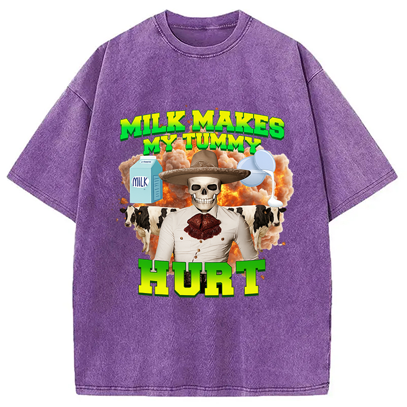 bbb Lactose Intolerance Meme Washed T-Shirt