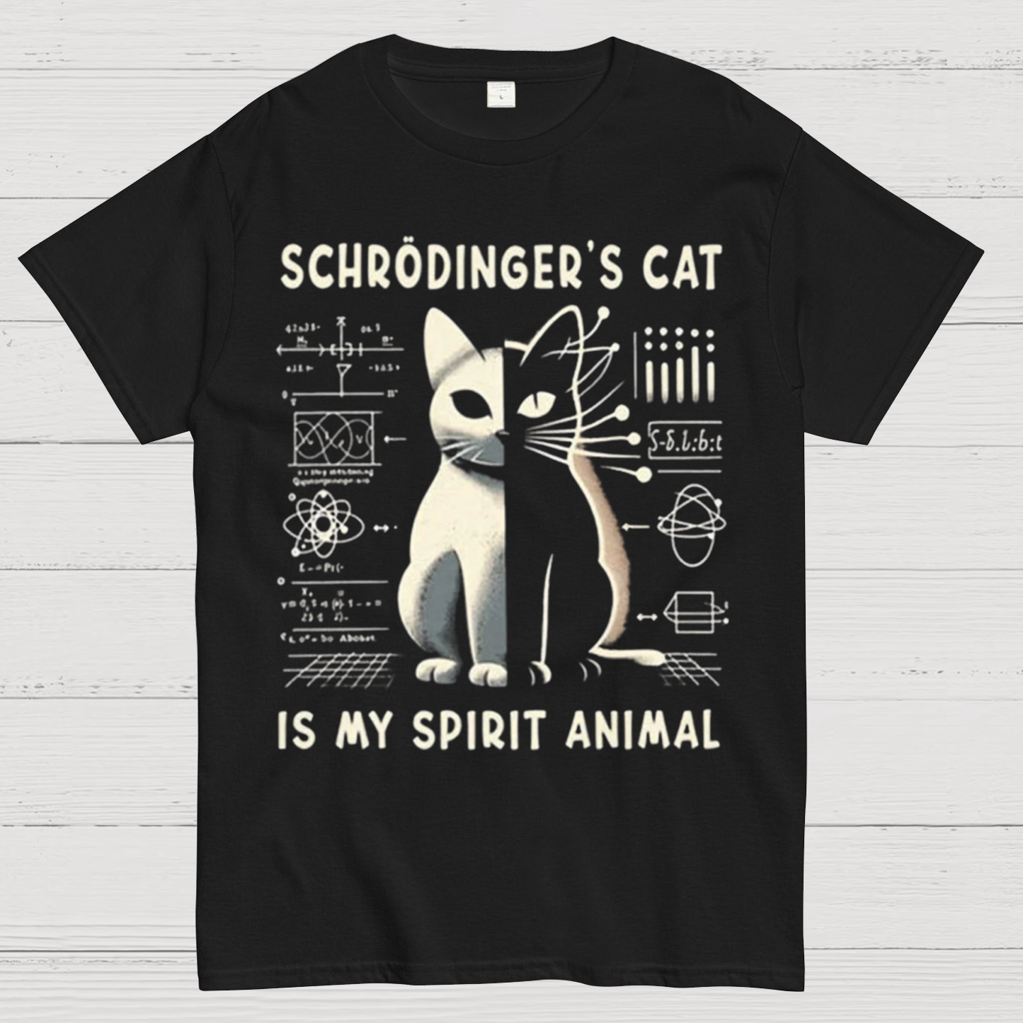 Schrodinger's Сat Science T-Shirts