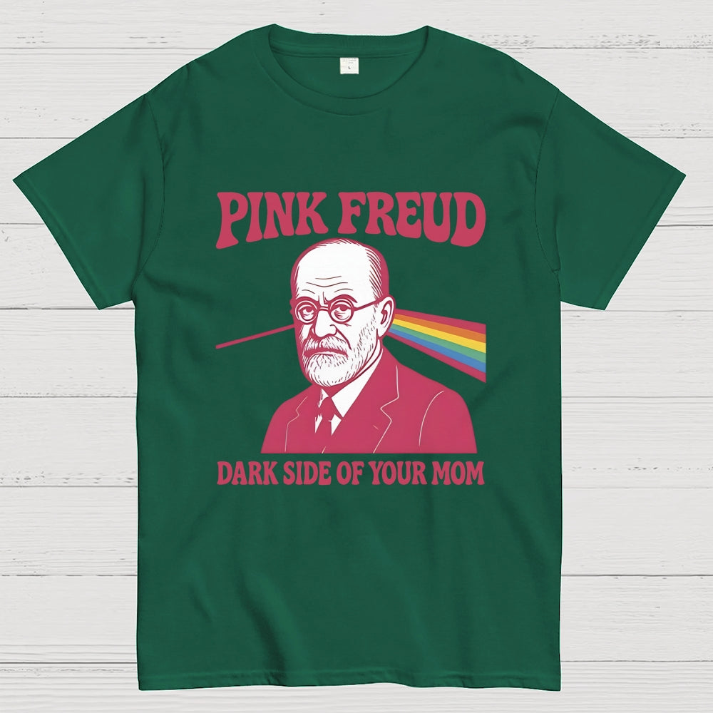 Pink Freud Dark Side Of Your Mom Rainbow  T-Shirt