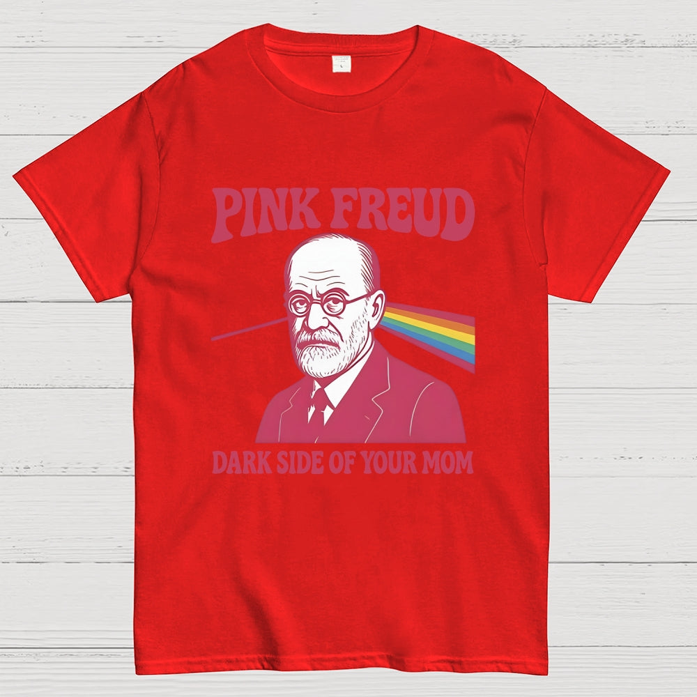 Pink Freud Dark Side Of Your Mom Rainbow  T-Shirt