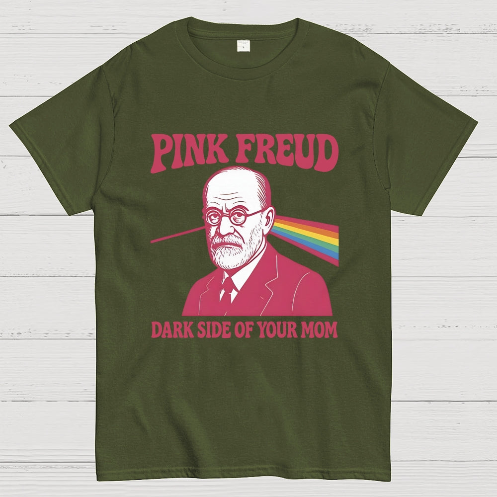Pink Freud Dark Side Of Your Mom Rainbow  T-Shirt