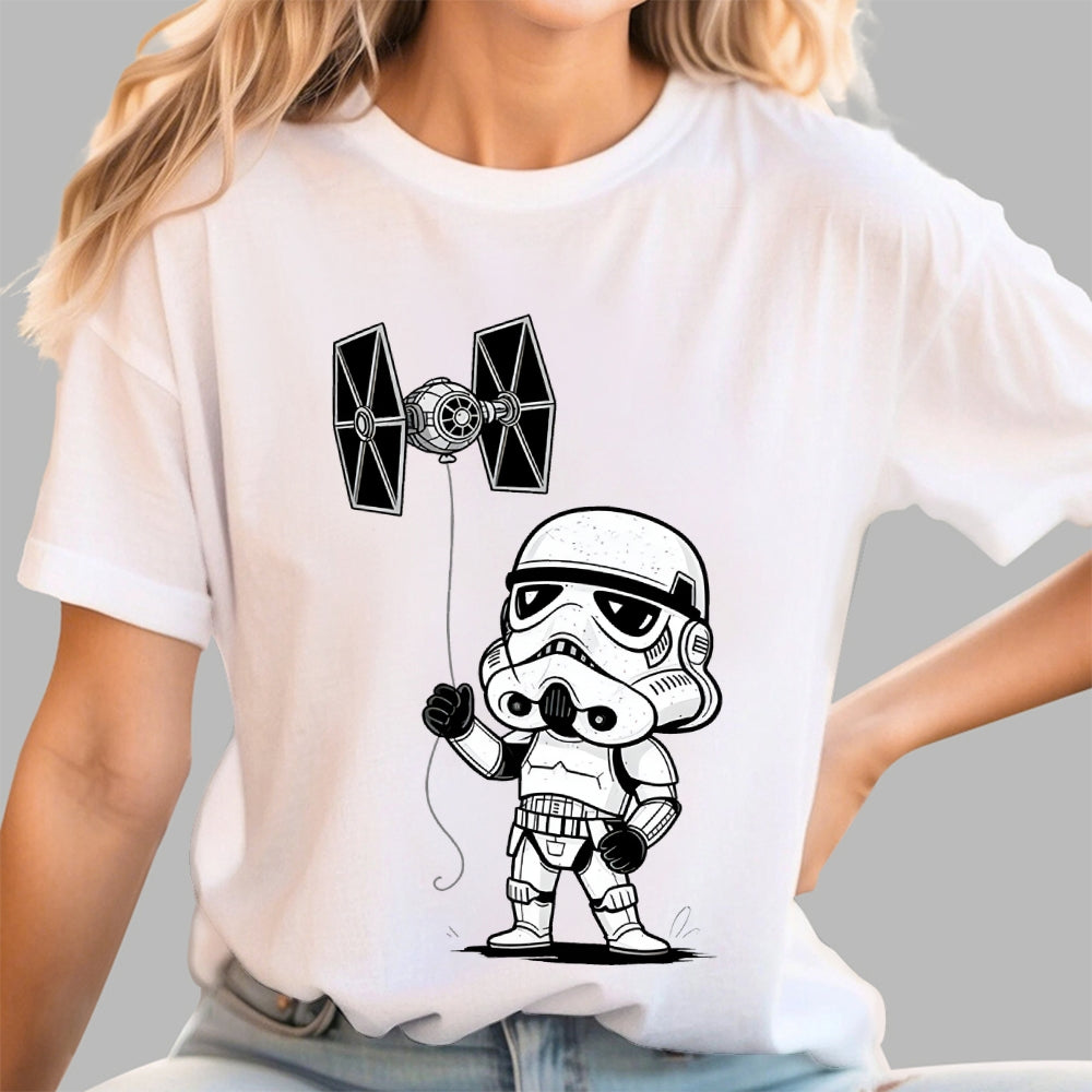The funny stormtrooper Flying the Empire's Kite  T-Shirt