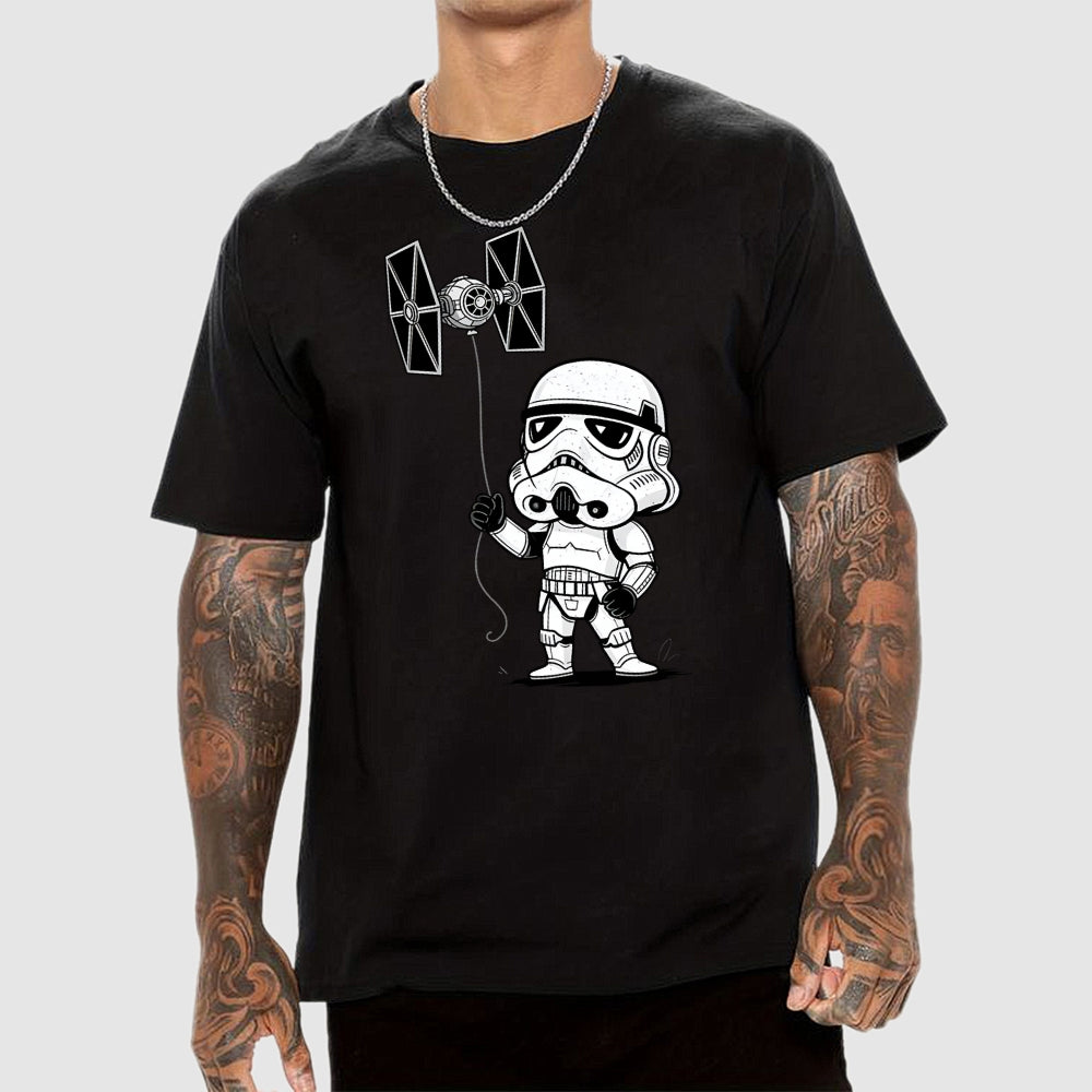 The funny stormtrooper Flying the Empire's Kite  T-Shirt