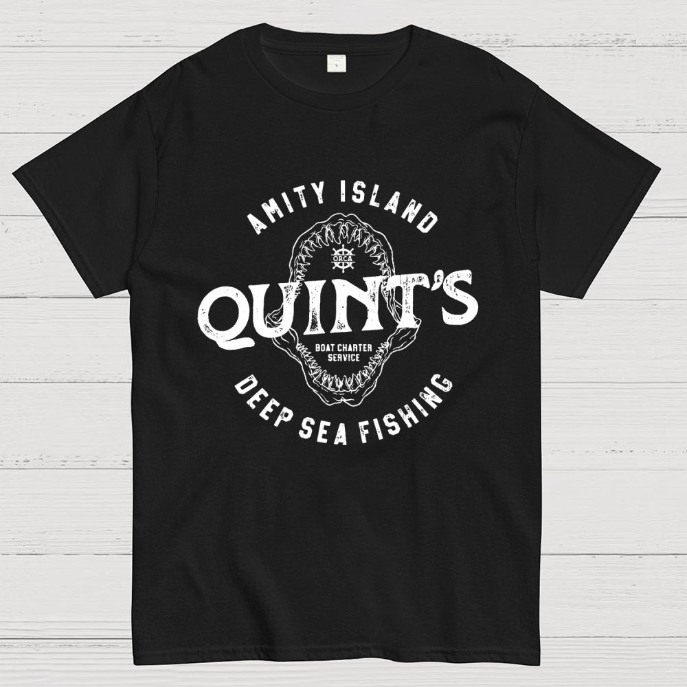 Jaws Quint's Deep Sea Fishing  T-Shirt