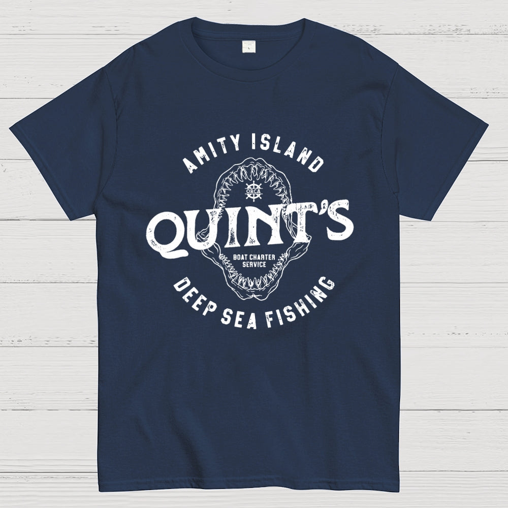 Jaws Quint's Deep Sea Fishing  T-Shirt