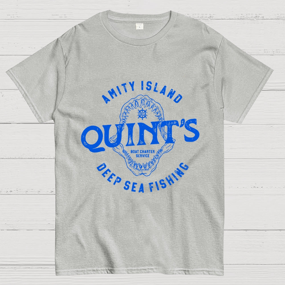 Jaws Quint's Deep Sea Fishing  T-Shirt