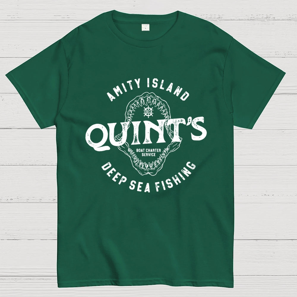 Jaws Quint's Deep Sea Fishing  T-Shirt