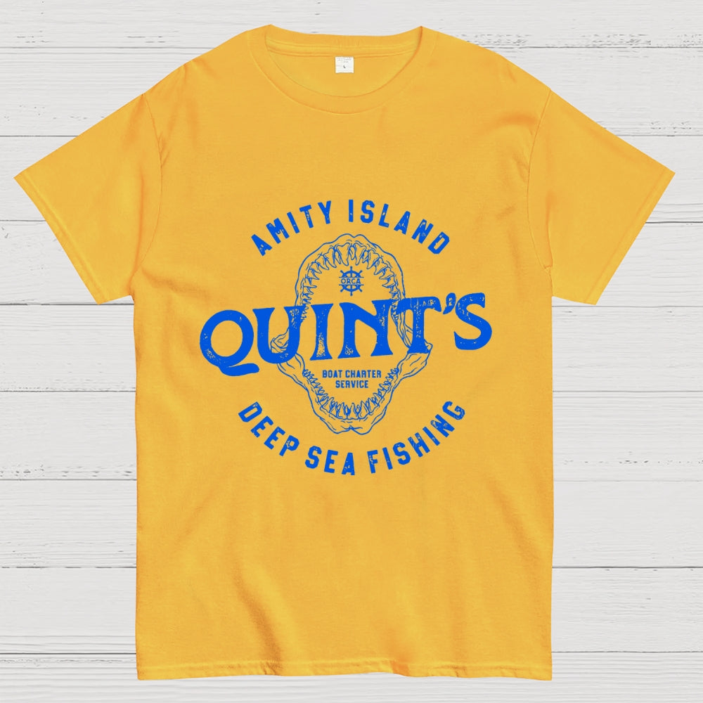 Jaws Quint's Deep Sea Fishing  T-Shirt