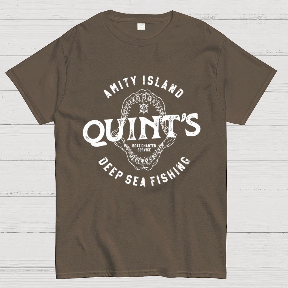 Jaws Quint's Deep Sea Fishing  T-Shirt