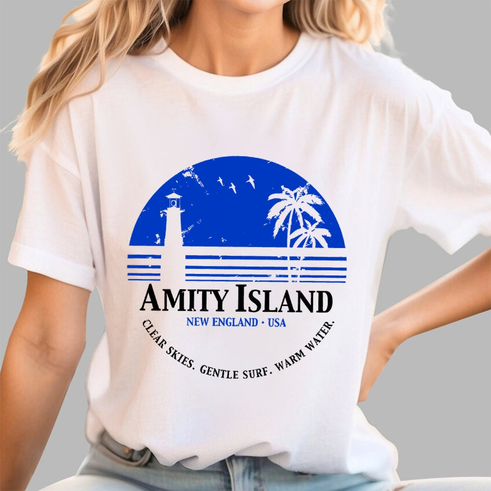 Inspired Amity Island  T-Shirt