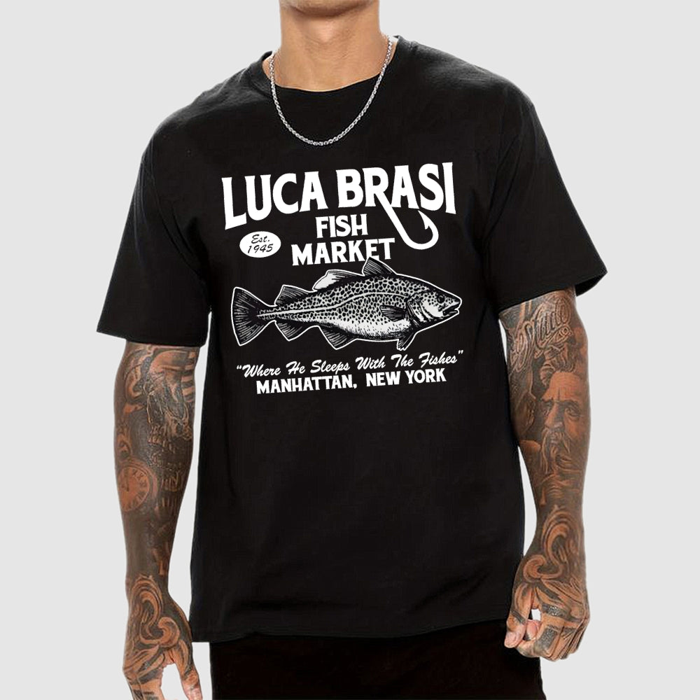 Godfather Luca Brasi Fishing Charters  T-Shirt