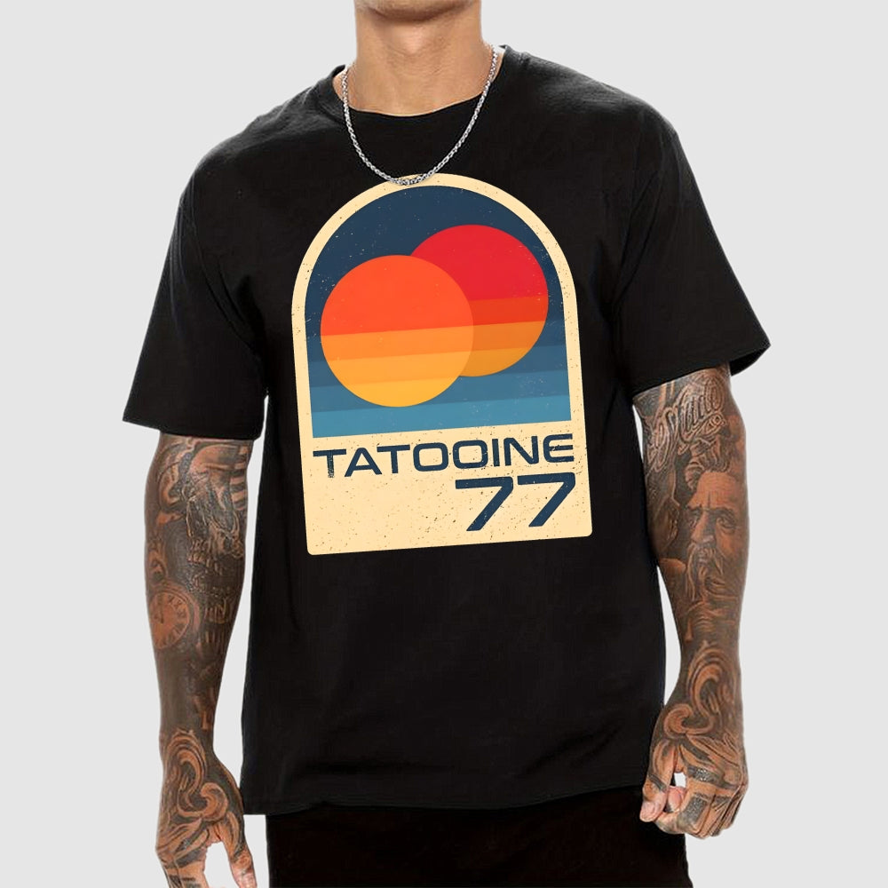 Iconic Planet With Double Sun  T-Shirt