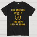 Emergency - Los Angeles County Fire Dept. Squad 51  T-Shirt