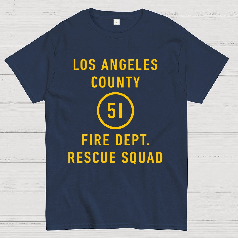 Emergency - Los Angeles County Fire Dept. Squad 51  T-Shirt