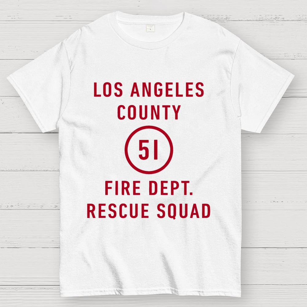 Emergency - Los Angeles County Fire Dept. Squad 51  T-Shirt