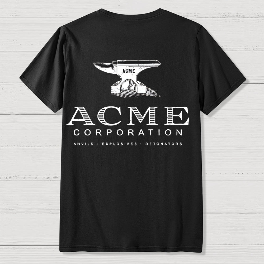 Acme Corporation Front And Back Printing  T-Shirt