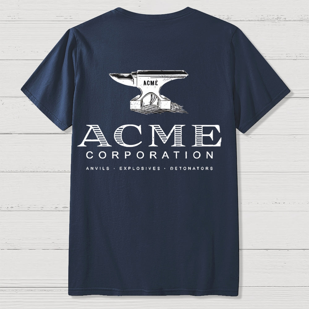 Acme Corporation Front And Back Printing  T-Shirt